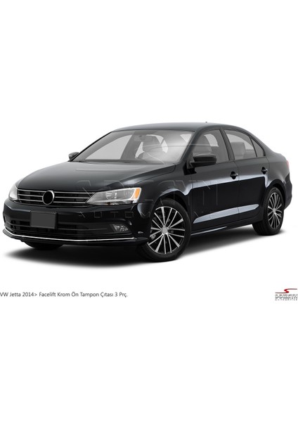 VW Jetta Krom Ön Tampon Çıta 3 Prç. 2014-2019 fırsatları