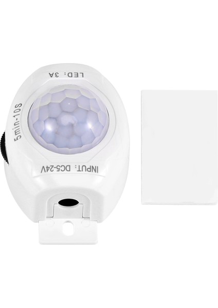 Pır Kızılötesi Hareket Sensörü Dedektörü DC5-24V Otomatik Açma Kapama Zamanlayıcı Anahtarı Ev LED Işık Gövdesi Pır Hareket Sensörü Lambası (Beyaz) (Yurt Dışından) fiyatları