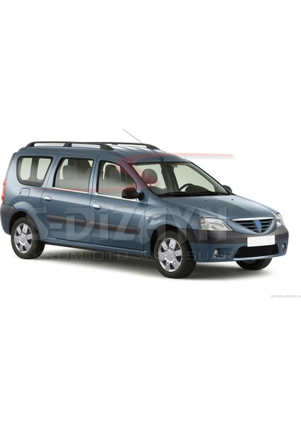 Dacia Logan Mcv Krom Cam Çıtası 4 Prç 2005-2012 modelleri