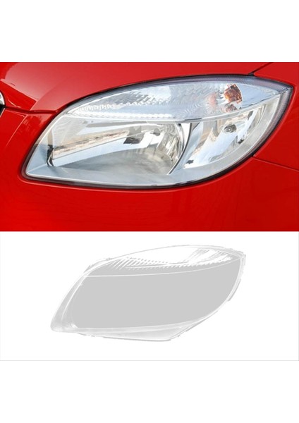 Araba Ön Far Kapağı Abajur Lambası Lamba Far Farlar Lens Kapağı Skoda Fabia 2008-2011 Için (Yurt Dışından) modelleri