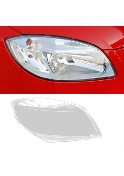 Araba Ön Far Kapağı Abajur Lambası Lamba Far Farlar Lens Kapağı Skoda Fabia Için 2008-2011 Sağ (Yurt Dışından) modelleri
