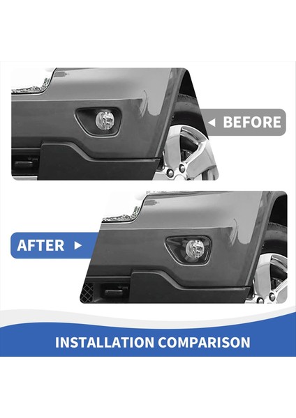 Jeep Grand Cherokee Için Ön Sis Fark Kapağı Döşeme 2011-2013 Sis Lamba Çerçevesi Dekor Dış Aksesuarlar (Yurt Dışından) fırsatları