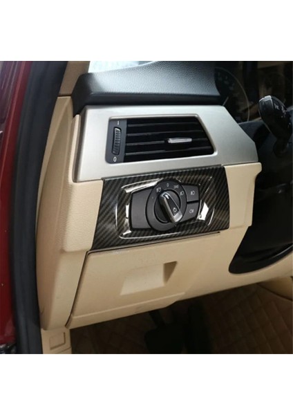 Bmw 3 Serisi E90 2005 - 2012 Aksesuarları Karbon Fiber Far Anahtarı Çerçeve Kapağı Çıkartmaları Döşeme (Yurt Dışından) indirimleri