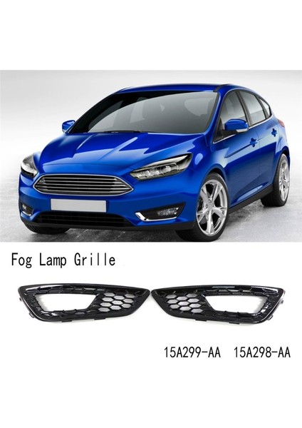 1paır Ön Tampon Sis Lambası Kapağı Sis Işık Çerçevesi Trim Sis Lambası Izgarası Ford Focus 2015-2017 15A299-AA 15A298-AA (Yurt Dışından) fırsatları