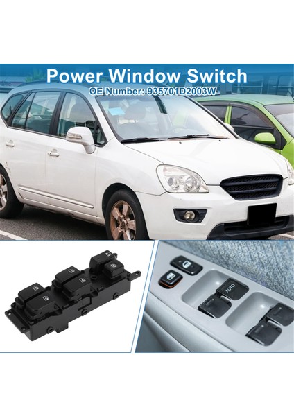 Kia Rondo Carens 2006-2012 Aksesuarları Için 93570-1D2003W Elektrikli Cam Kontrol Anahtarı Kaldırma Düğmesi 935701D3013W (Yurt Dışından) fırsatları