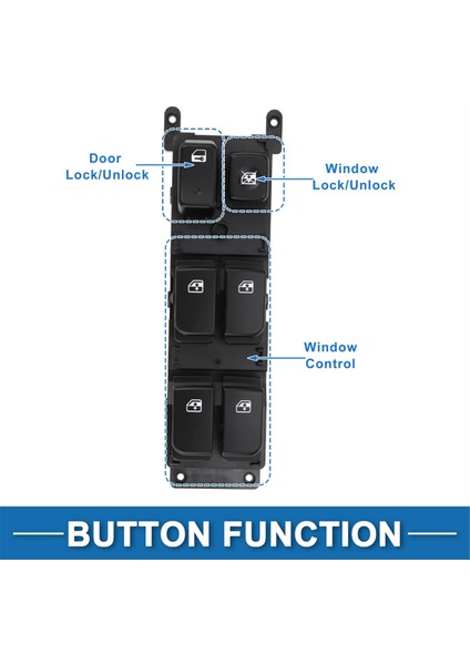 Kia Rondo Carens 2006-2012 Aksesuarları Için 93570-1D2003W Elektrikli Cam Kontrol Anahtarı Kaldırma Düğmesi 935701D3013W (Yurt Dışından) indirimleri
