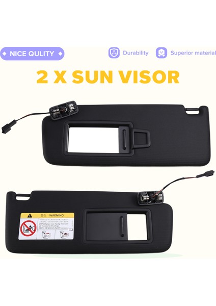 Vw Golf 7 Mk7 Gti Superb3 Araç Güneşlik Aksesuarları Için Makyaj Aynalı Ön Güneşlik Paneli 5G08575515G0857552 (Yurt Dışından) fırsatları