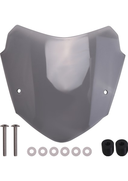 Motosikletler Spor Rüzgar Deflektörü Retro Ön Cam Duman Grisi (Yurt Dışından)