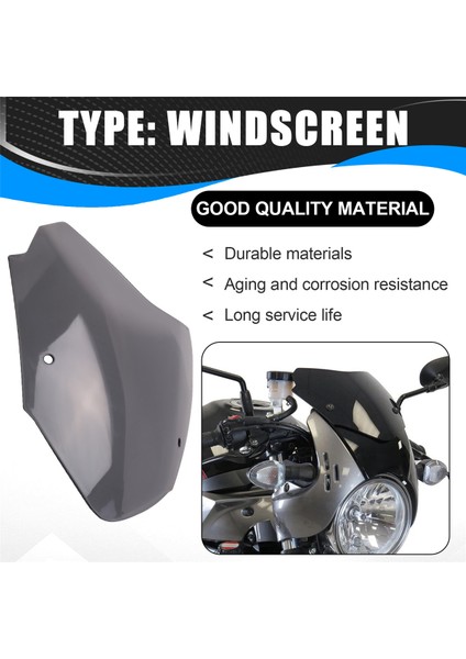 Motosikletler Spor Rüzgar Deflektörü Retro Ön Cam Duman Grisi (Yurt Dışından) fırsatları
