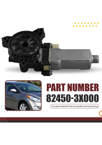 82450-3X000 Hyundai Elantra 1.8 2.0 2011-2015 Için Sol Ön Cam Regülatörü Motoru Elektrikli Cam Motoru 824503X000 (Yurt Dışından) indirimleri