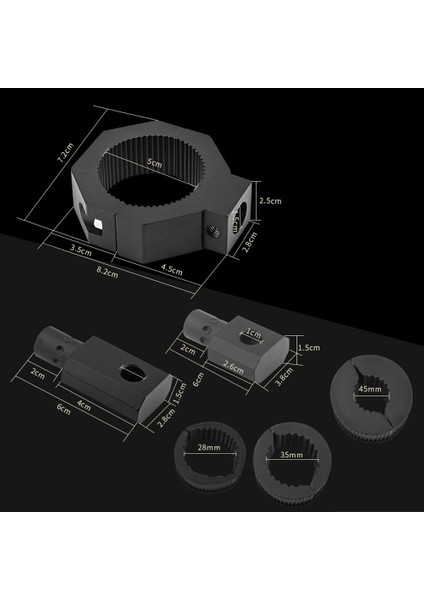 Parça Işık Çubuğu Montaj Kiti 28-50 mm Evrensel Çalışma Işığı Tüpü Kelepçe Montaj Braketi Motosiklet Çarpışma Çubuğu Için 360° Döndürülebilir (Yurt Dışından) fırsatları