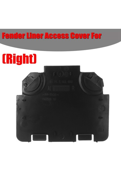 Bmw E82 E88 E90 E91 135I 325I 51717143849 51717143850 Için Çamurluk Astarı Erişim Kapağı Döşemesi Için Sol/sağ Araç Önü (Yurt Dışından) fiyatları