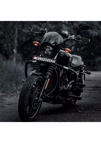 Evrensel 1 Inç 25 mm El Tutacakları Motosiklet Gidonu Gidonu Harley Touring Sportster 883 1200 Xr Suzuki Siyah (Yurt Dışından) fırsatları