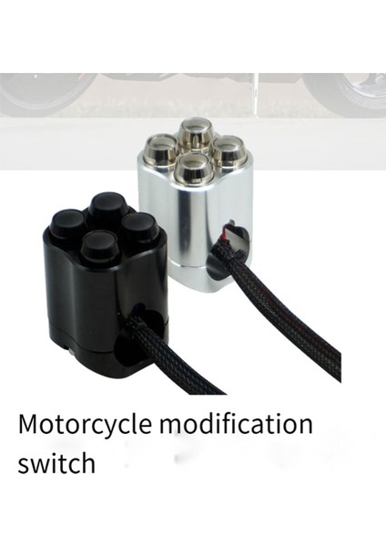 Motosiklet Gidon Anahtarı Gidon Kontrol Anahtarı Gümüş (Yurt Dışından) modelleri