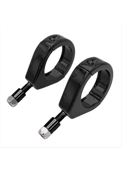 49MM Motosiklet Sinyal Montaj Braketi Sis Lambası Braketi Siyah (Yurt Dışından)