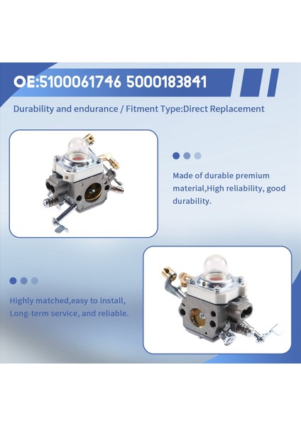 5100061746 Wacker Neuson WM80 BS50-2I BS60-2I Için Karbüratör (Yurt Dışından) indirimleri