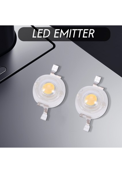 10 Adet Yüksek Güçlü 2 Pin 3W Sıcak Beyaz LED Boncuk Yayıcı 100-110LM (Yurt Dışından) fırsatları