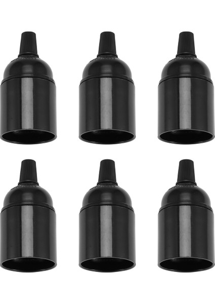 6'lı Paket Bakalit Lamba Tutucu E26/E27 Ampul Duyu Vintage Ampul Duyu Es Vidalı Lamba Tutucu Tavan/sarkıt/zemin Için (Yurt Dışından) modelleri