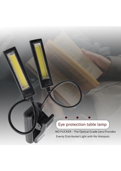 Nota Standı Işık Klipsi LED Lamba - Titreşimsiz, Tamamen Ayarlanabilir, 6 Parlaklık Seviyesi - Ayrıca Kitap Okuma, Orkestra, Miksaj, Dj'ler Için De Uygundur (Yurt Dışından) fırsatları