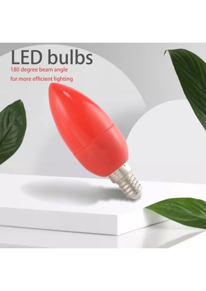 LED Mum Işığı Mum Ampulleri Kırmızı Şans Lambası Tanrı Işıkları Enerji Tasarruflu Mum Işıkları, E14 (Yurt Dışından) modelleri