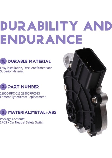 Honda Accord 2003-2012 Için Araç Nötr Emniyet Anahtarı Şanzıman Vites Anahtarı 28900-RPC-013 28900RPC013 (Yurt Dışından) indirimleri