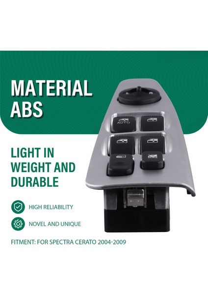 Kia Spectra Cerato 2004 - 2009 Için Elektrikli Ana Güç Pencere Anahtarı Cam Kaldırma Anahtarı 93570-2F200 (Yurt Dışından) indirimleri