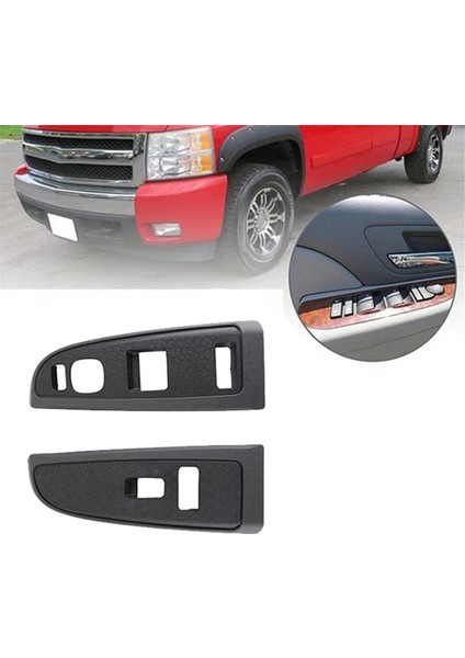 Chevy Silverado Suburban Gmc Sierra 2003-2007 Kol Dayanağı Üst Paneli Için 1 Çift Ön Cam Anahtarı Çerçevesi 89045120 89045124 (Yurt Dışından) fiyatları