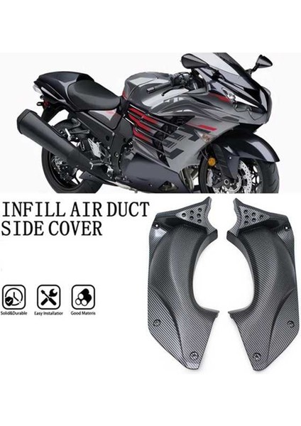 Kawasaki Motosiklet Gövde Kaplamaları Hava Kanalı Yan Kapağı Hava Kutusu (Yurt Dışından) modelleri