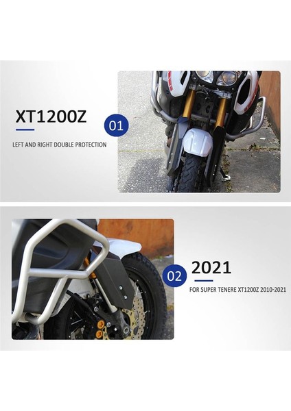 Yamaha Super Tenere Es / Xt 1200 Z Super Tenere 2010-2021 XT1200Z Için Motosiklet Ön Çatal Koruması (Yurt Dışından) indirimleri
