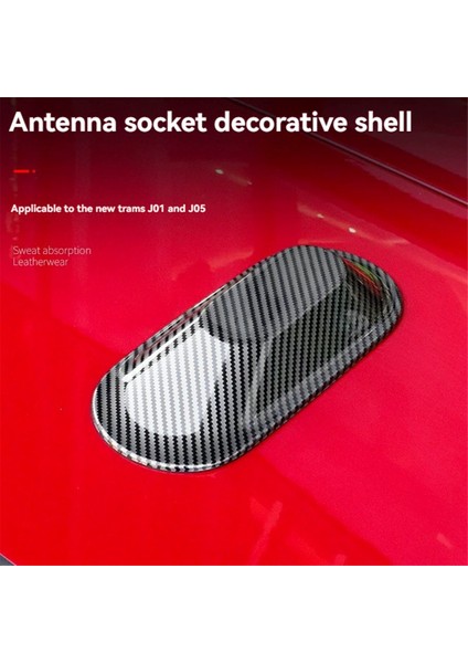 Mini Cooper E Se J01 Ev Aceman J05 Jcw 2024 2025 Için Araba Aksesuarları Anten Tabanı Dekorasyon Kapağı Trim Çıkartmaları (Yurt Dışından) fiyatları