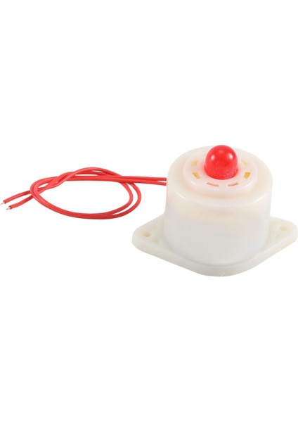 Bj-3 AC220V Endüstriyel LED Flaşör Kırmızı Alarm Sireni Buzzer 100DB Beyaz (Yurt Dışından)