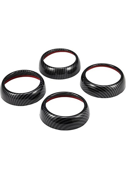 Mercedes-Benz Smart Fortwo Forfour 2015-2018 Için 4 Adet Gösterge Paneli Klima Çıkışı Dekoratif Halkası (Yurt Dışından) indirimleri