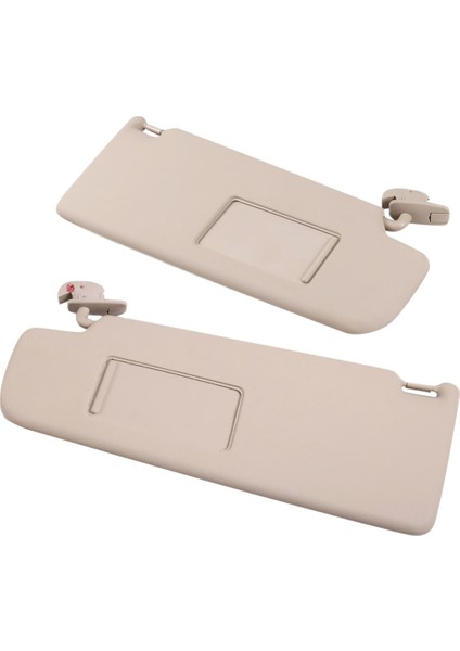 Skoda Octavia 2007-2014 Için Makyaj Aynalı 1 Çift Araba Güneşliği 1ZD857551/552 5JD857551/552 Bej (Yurt Dışından) fiyatları