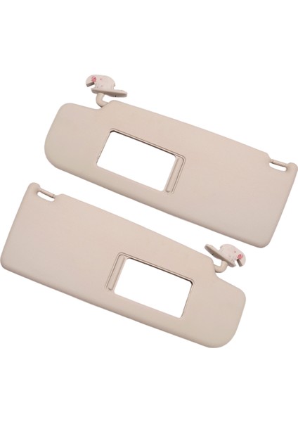 Skoda Octavia 2007-2014 Için Makyaj Aynalı 1 Çift Araba Güneşliği 1ZD857551/552 5JD857551/552 Bej (Yurt Dışından) modelleri