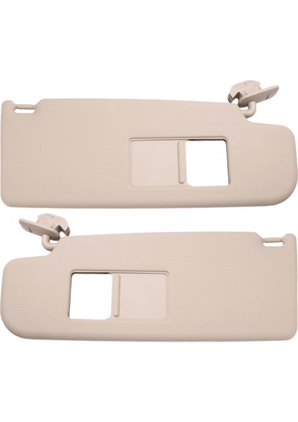 Skoda Octavia 2007-2014 Için Makyaj Aynalı 1 Çift Araba Güneşliği 1ZD857551/552 5JD857551/552 Bej (Yurt Dışından) indirimleri