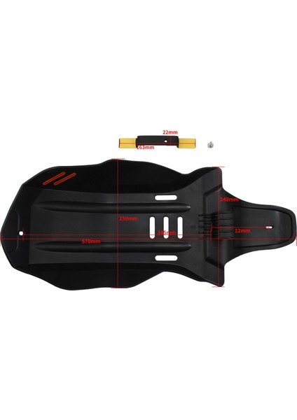 Ktm Hengjian Nc Iki Zamanlı Motosiklet Motor Koruma Plakası Için (Yurt Dışından) modelleri