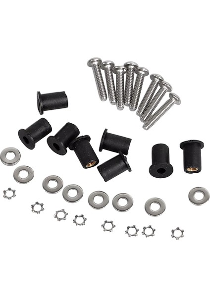 Harley Için Uygun Motosiklet Ön Far Far Lambası Kova Nacelle Kuyusu Somun Takımı (Yurt Dışından) modelleri