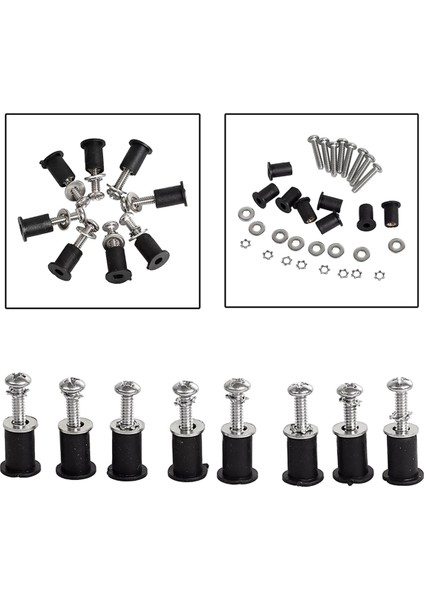 Harley Için Uygun Motosiklet Ön Far Far Lambası Kova Nacelle Kuyusu Somun Takımı (Yurt Dışından) fırsatları