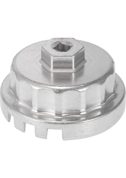 Yağ Filtresi Kapağı Anahtarı 14 Kanallı 4 Yuvalı Çıkarma Aleti, Gümüş Beyaz (Yurt Dışından)