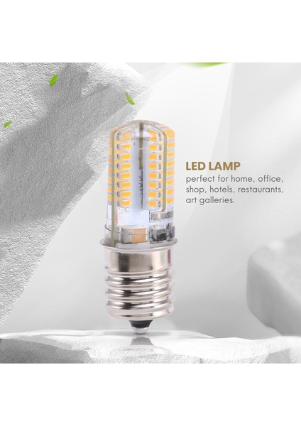 E17 Soket 5W 64 LED Ampul 3014 Smd Işık Sıcak Beyaz Ac 110V-220V (Yurt Dışından) modelleri