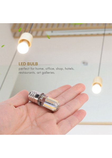 E17 Soket 5W 64 LED Ampul 3014 Smd Işık Sıcak Beyaz Ac 110V-220V (Yurt Dışından) indirimleri
