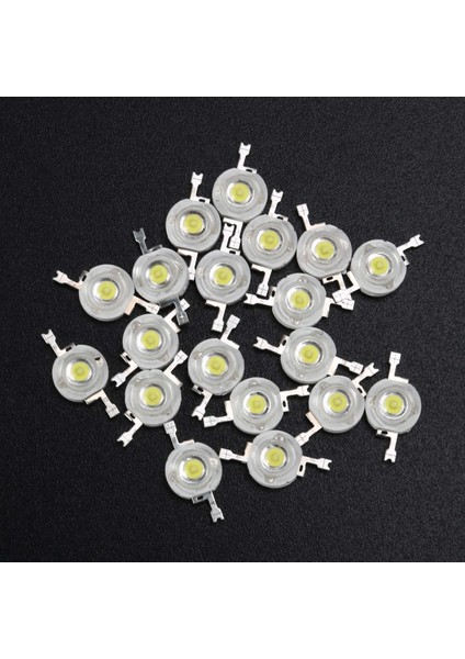 20 Adet Yüksek Güçlü 2 Pin 3W Beyaz LED Boncuk Yayıcı 170-190LM 6000K (Yurt Dışından) modelleri