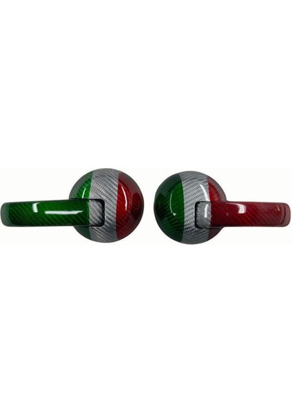 Fiat 500 2008-2023 Abarth 595 695 2012-2023 Için Gerçek Sert Karbon Fiber Araba Iç Kapı Kolu Kapağı Döşemesi (Yurt Dışından)