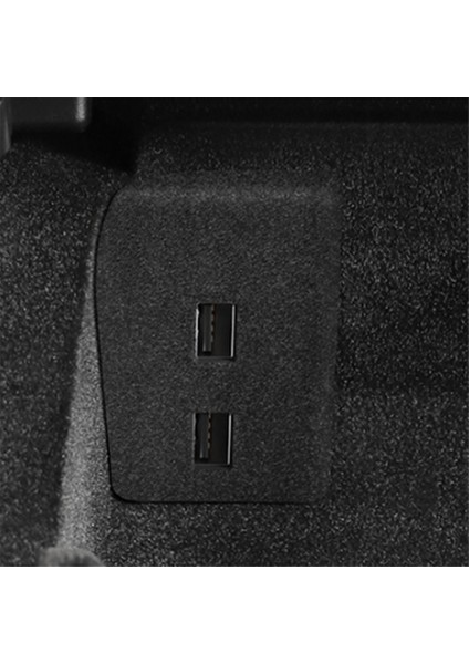 Tesla Model Y Juniper Hızlı Şarj Adaptörü ile Çalışan Splitter Için Araba Eldiven Kutusu USB Şant Hub Yerleştirme Istasyonu (Yurt Dışından) modelleri