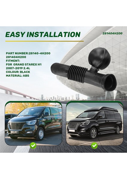 Hyundai Grand Starex H1 2007-2019 2.4l Için Araç Hava Giriş Hortumu Tertibatı 28140-4H200 281404H200 (Yurt Dışından) indirimleri