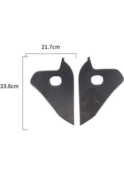 Lexus Es 2018-2023 Için Gerçek Karbon Fiber Araç Iç Döşeme Aksesuarları Için Araba Kapısı Pedi Kapı Çarpışma Önleyici Yastık (Yurt Dışından) fiyatları