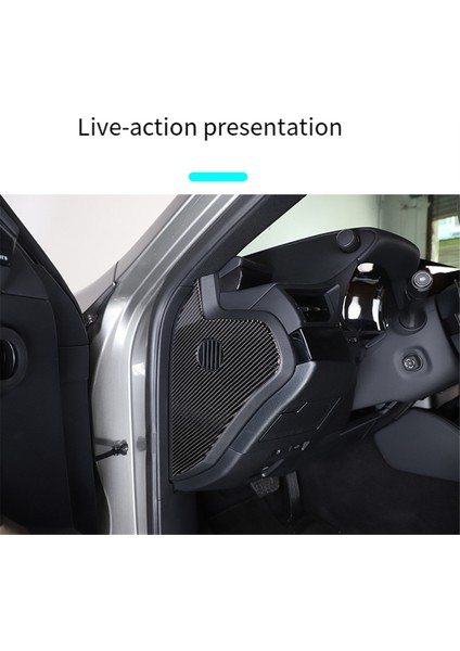 Lexus Es 2018-2023 Için Gerçek Karbon Fiber Araç Iç Döşeme Aksesuarları Için Araba Kapısı Pedi Kapı Çarpışma Önleyici Yastık (Yurt Dışından) indirimleri