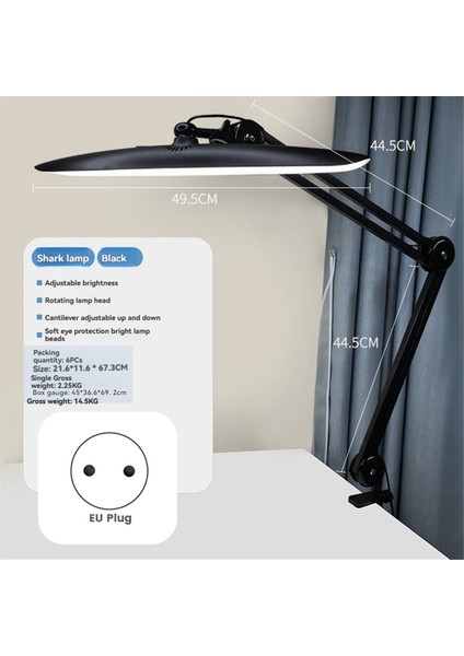 Ev Ofis Tırnak Teknisyenleri Için Kelepçeli LED Lamba Siyah Ab Fişi (Yurt Dışından) indirimleri