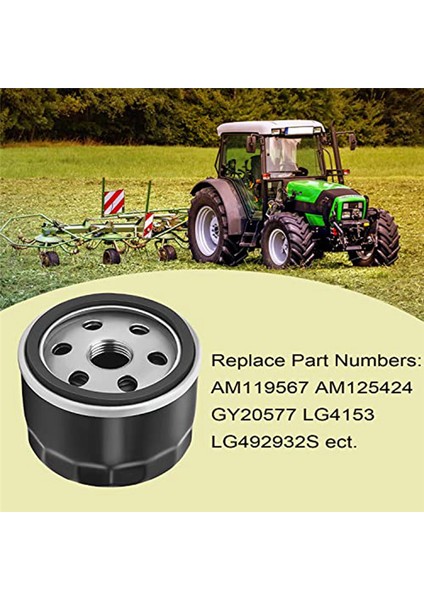 John Dee AM125424 696854 492932S 492932 695396 GY20577 492056 842921 Kawasaki 49065-7007 (2 Adet) Için Yağ Filtresi (Yurt Dışından) indirimleri