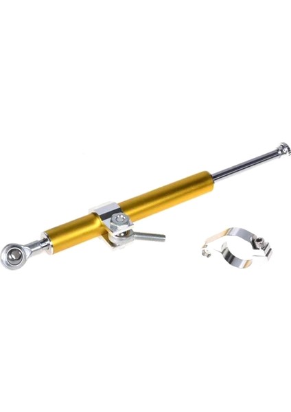 330MM Evrensel Motosiklet Direksiyon Amortisörü Sabitleyici Altın (Yurt Dışından)